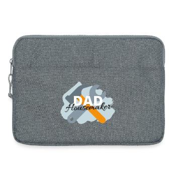 Dad Housemaker - Laptop bag 15" - heather grey - Front
