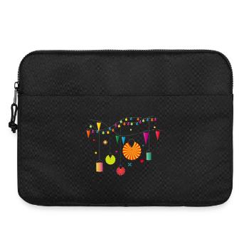 Fête d’été dans votre propre jardin avec des lanternes - Sacoche pour ordinateur portable 15 pouces - noir - Devant