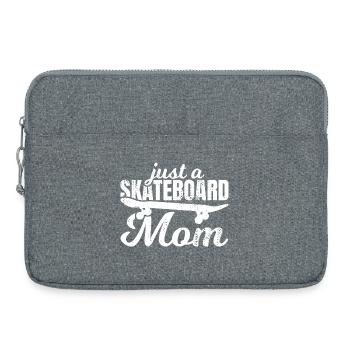 Nur eine Skateboard Mutter - Laptoptasche 15" - Grau meliert - Vorne