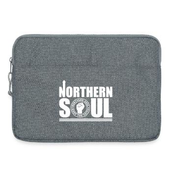 Northern Soul - Keep The Faith - Laptop bag 15" - heather grey - Front