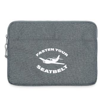 FASTEN YOUR SEATBELT - Laptoptasche 15" - Grau meliert - Vorne