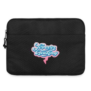 Forever Creating – Artistic Typography - Laptop bag 15" - black - Front