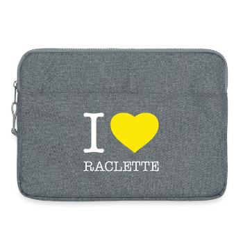 J’ADORE LA RACLETTE - Sacoche pour ordinateur portable 15 pouces - gris chiné - Devant