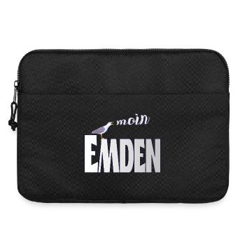 Emden Möwe & Moin Design - Laptoptasche 15" - Schwarz - Vorne