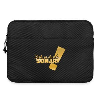 Prénom Sonja - Sacoche pour ordinateur portable 15 pouces - noir - Devant