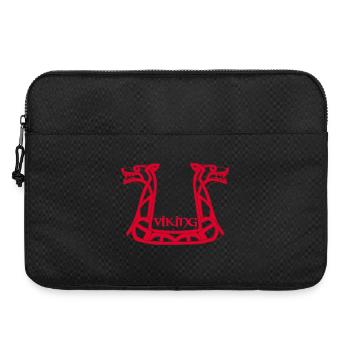 Roter Wikinger-Drache - Laptoptasche 15" - Schwarz - Vorne