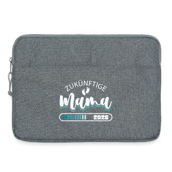 ZUKÜNFTIGE MAMA 2026 Bald Mama Lustig - Laptoptasche 15" - Grau meliert - Vorne