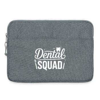 Chemise à logo Dental Squad – Zahnhelden - Sacoche pour ordinateur portable 15 pouces - gris chiné - Devant