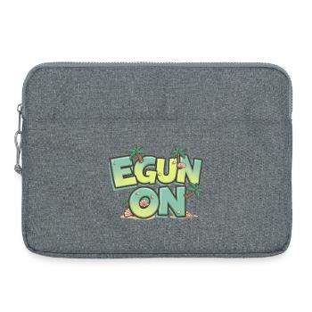 Egun On Pays Basque Bonjour Identité Basque - Sacoche pour ordinateur portable 15 pouces - gris chiné - Devant