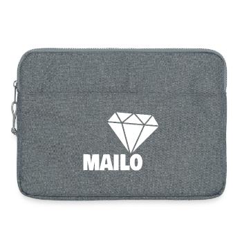 Mailo en tant que noble - Sacoche pour ordinateur portable 15 pouces - gris chiné - Devant