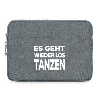 Dance - Laptop bag 15" - heather grey - Front