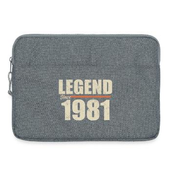 Awesome since 1981 - Laptop bag 15" - heather grey - Front