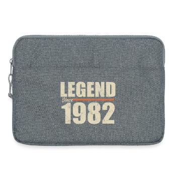 Geburtstag 1982 | Legende seit 1982 - Laptoptasche 15" - Grau meliert - Vorne
