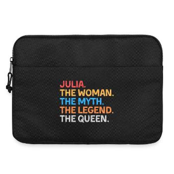 Julia The Woman The Myth The Legend The Queen - Laptop bag 15" - black - Front