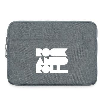 Rock and Roll Geometric Bold Cool Typografie - Laptoptasche 15" - Grau meliert - Vorne
