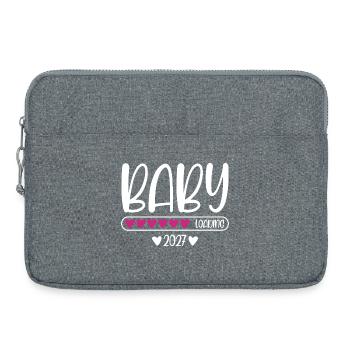 Baby 2027 charge charge heart loading bar - Sacoche pour ordinateur portable 15 pouces - gris chiné - Devant