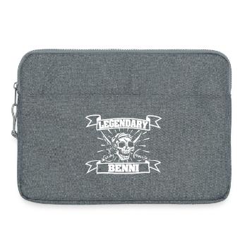 Fasching Benni - Laptoptasche 15" - Grau meliert - Vorne