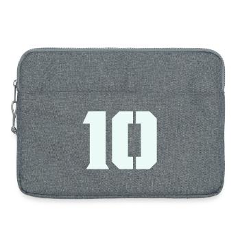 10- - Laptoptasche 15" - Grau meliert - Vorne