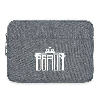 Berlin Allemagne Tournée de la capitale Touristes Allemands - Sacoche pour ordinateur portable 15 pouces - gris chiné - Devant