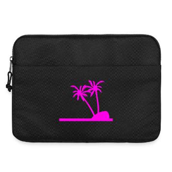 Palmen - Laptoptasche 15" - Schwarz - Vorne
