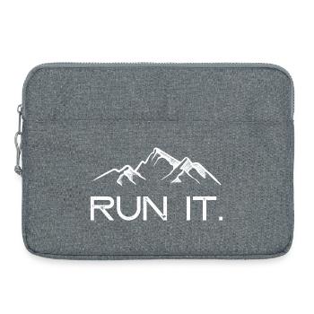 Führe es aus. - Laptoptasche 15" - Grau meliert - Vorne