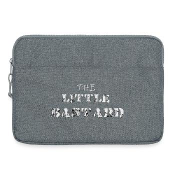 Little Rebel Typography - Laptop bag 15" - heather grey - Front