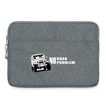 Landcruiser BJ40 No Road No Problem - Laptoptasche 15" - Grau meliert - Vorne