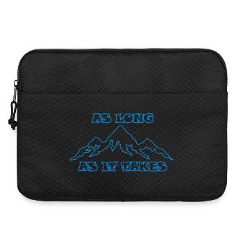 AS LONG AS IT TAKES - Laptoptasche 15" - Schwarz - Vorne
