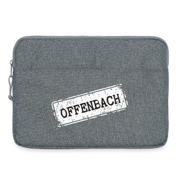 Design rétro Offenbach - Sacoche pour ordinateur portable 15 pouces - gris chiné - Devant