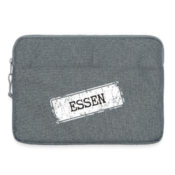 Conception des symboles de position de la ville d'Essen - Sacoche pour ordinateur portable 15 pouces - gris chiné - Devant