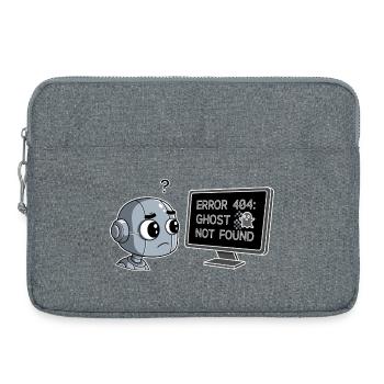 Error 404: Ghost Not Found - Laptop bag 15" - heather grey - Front