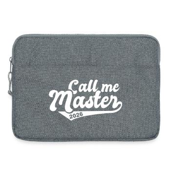 Master 2026 Diplôme - Sacoche pour ordinateur portable 15 pouces - gris chiné - Devant