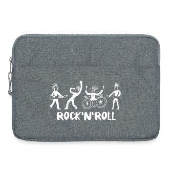 Rock and Roll Band - Laptop bag 15" - heather grey - Front