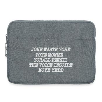 JONE WASTE YORE TOYE MONME YORALL REDIII THE VOICE - Laptop bag 15" - heather grey - Front