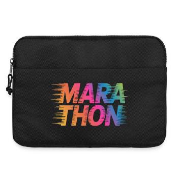 Couleurs du sprint en gradient marathon - Sacoche pour ordinateur portable 15 pouces - noir - Devant