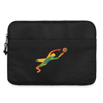 Gardien de but coloré - Sacoche pour ordinateur portable 15 pouces - noir - Devant