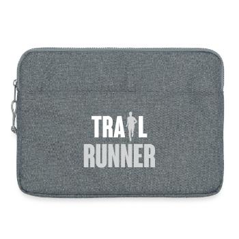 Coureur de trail - Sacoche pour ordinateur portable 15 pouces - gris chiné - Devant