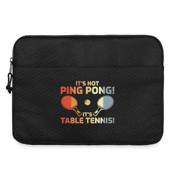 Ce n’est pas du ping-pong - Sacoche pour ordinateur portable 15 pouces - noir - Devant