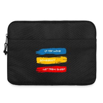 Let Them Sleep - Laptop bag 15" - black - Front