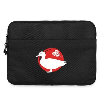 Silhouette De Canard Japonais - Sacoche pour ordinateur portable 15 pouces - noir - Devant