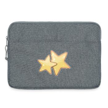 Glowing Starry Pattern Design for Apparel - Laptop bag 15" - heather grey - Front