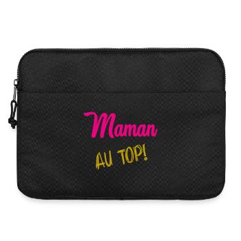 MAMAN - Sacoche pour ordinateur portable 15 pouces - noir - Devant