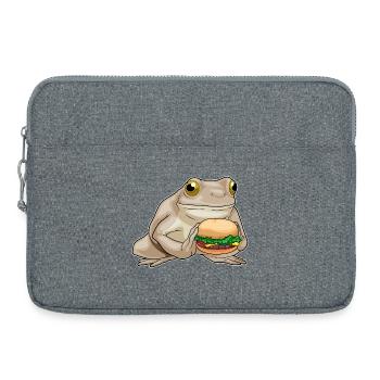 Frosch Cheeseburger - Laptoptasche 15" - Grau meliert - Vorne