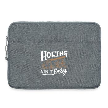 Hacken Gartenarbeit - Laptoptasche 15" - Grau meliert - Vorne