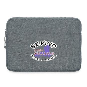 Don't bully me - Laptop bag 15" - heather grey - Front