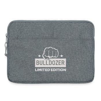 Bulldozer Faust Kraft Design – Bulldozer Limited - Laptop bag 15" - heather grey - Front