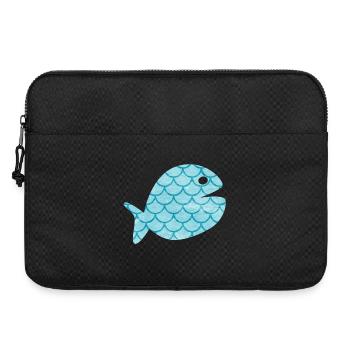 Fish Scales Pattern Sea Maritime Ocean Hamburg - Laptop bag 15" - black - Front