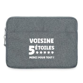 Nachbar - Laptoptasche 15" - Grau meliert - Vorne