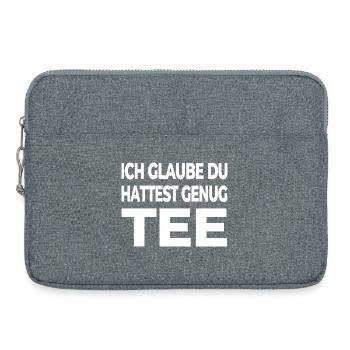 Tea - Laptop bag 15" - heather grey - Front