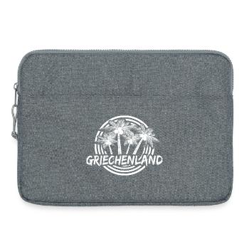 La Grèce en vacances - Sacoche pour ordinateur portable 15 pouces - gris chiné - Devant